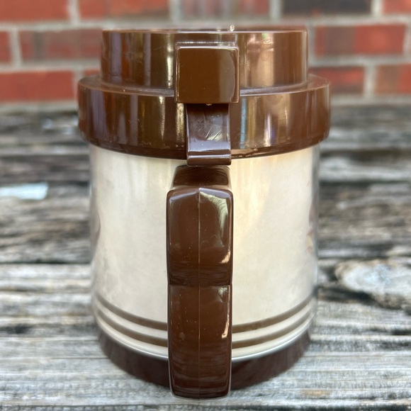 1982 THERMO-SERV TRAVEL Ring Necked Pheasants SPILLPROOF INSULATED MUG CUP Note: - Picture 4 of 8